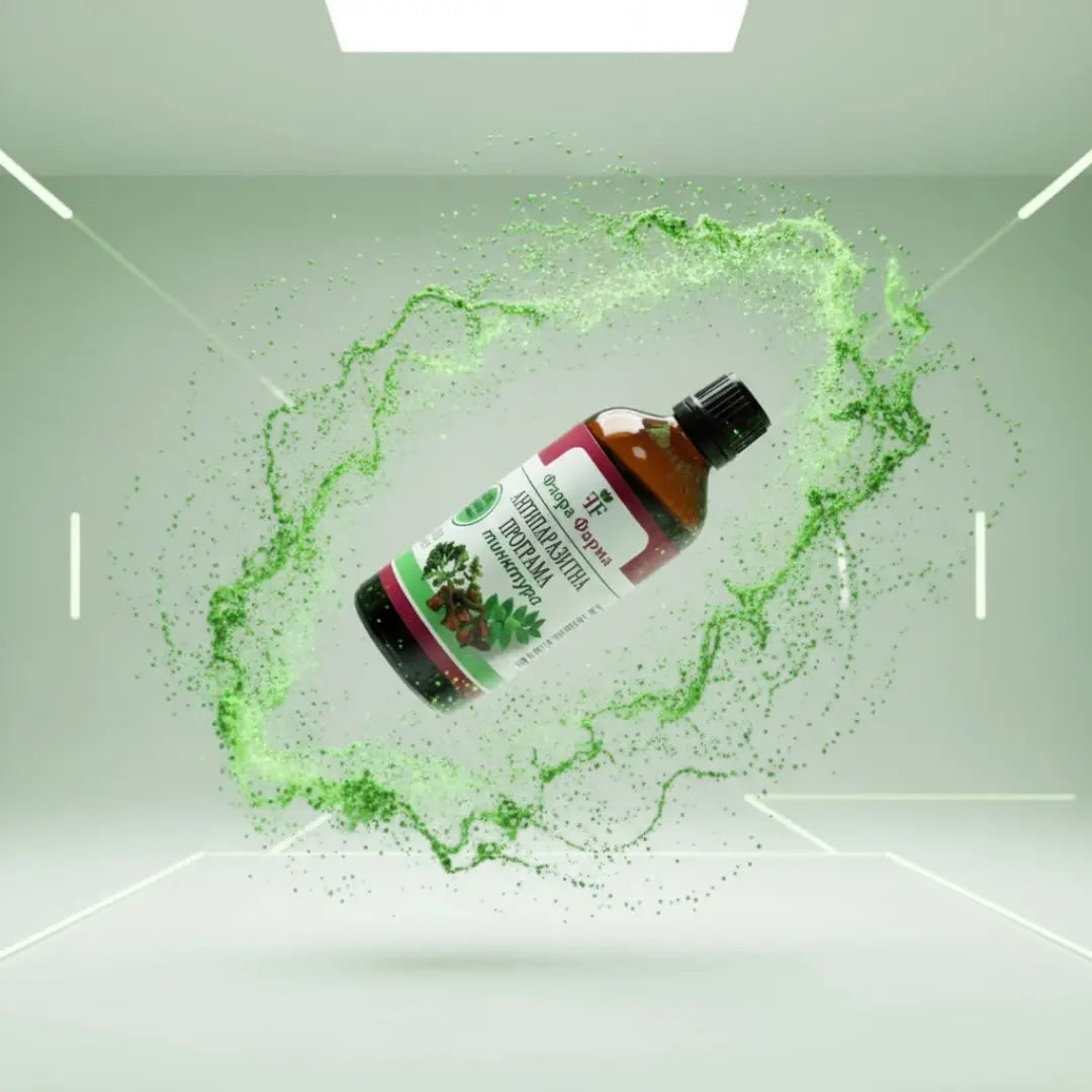 Αντιπαρασιτικό πρόγραμμα - βάμμα 100 ml - σκοτώνει παράσιτα, βακτήρια και μύκητες