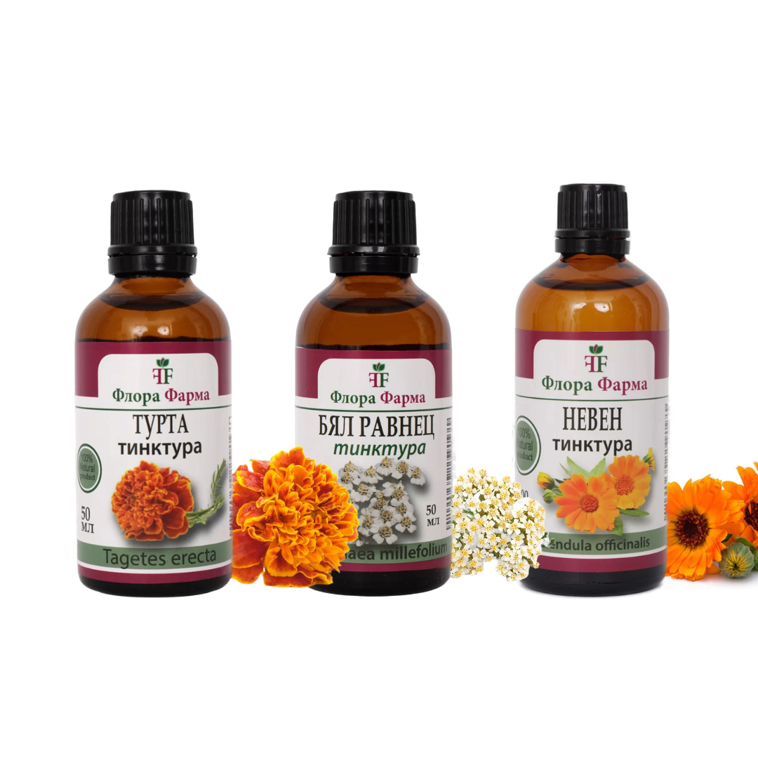 Πακέτο προσφοράς - Βάμματα Ταγέτης , Μυριόφυλλο και Καλέντουλα